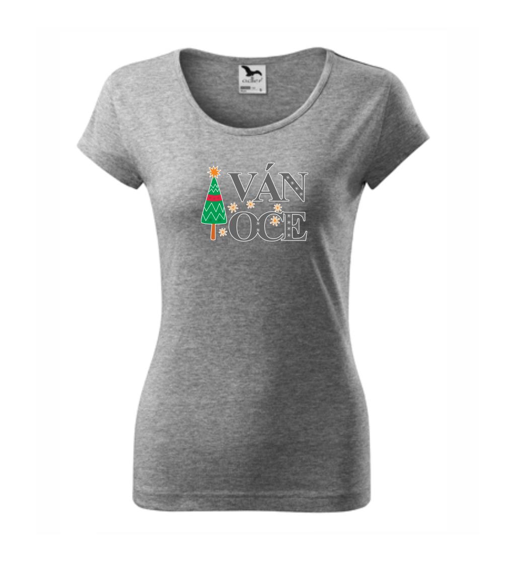 Napis Vánoce se stromkem