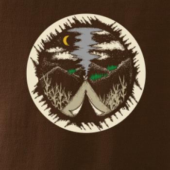 Indiánské teepee v kruhu