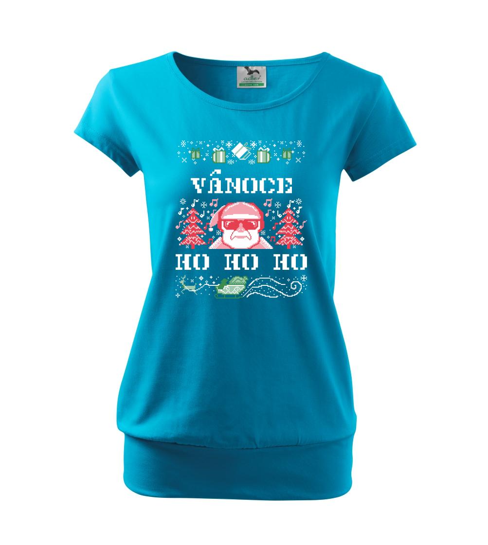 Vánoce ho ho ho - Volné triko city