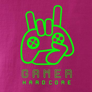 Hardcore gamer - ruka - zelená