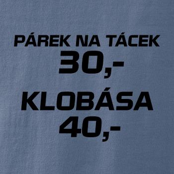 Párek na tácek a klobása