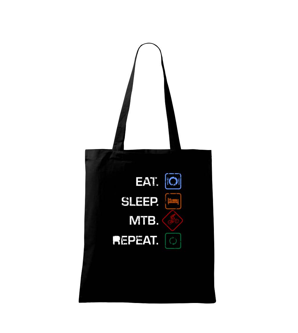 Eat sleep MTB repeat - Taška malá