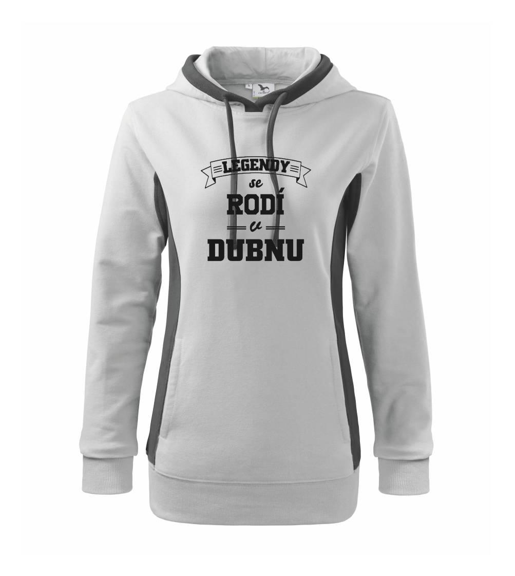 Legendy se rodí v dubnu - Mikina dámská Kangaroo s kapucí