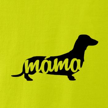 Jezevčík krátkosrstý máma obrys