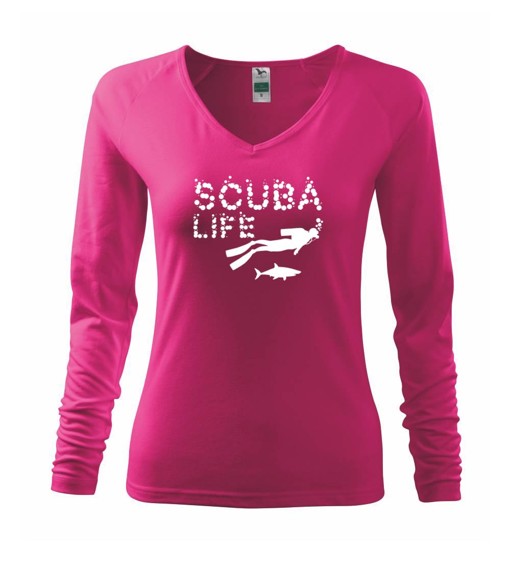 Scuba life - Triko dámské Elegance