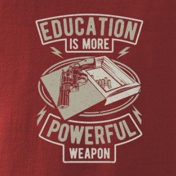 Education Is More Powerful Weapon