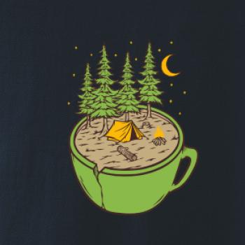 Hrnek plný stanování