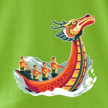 Dračí lodě při závodě