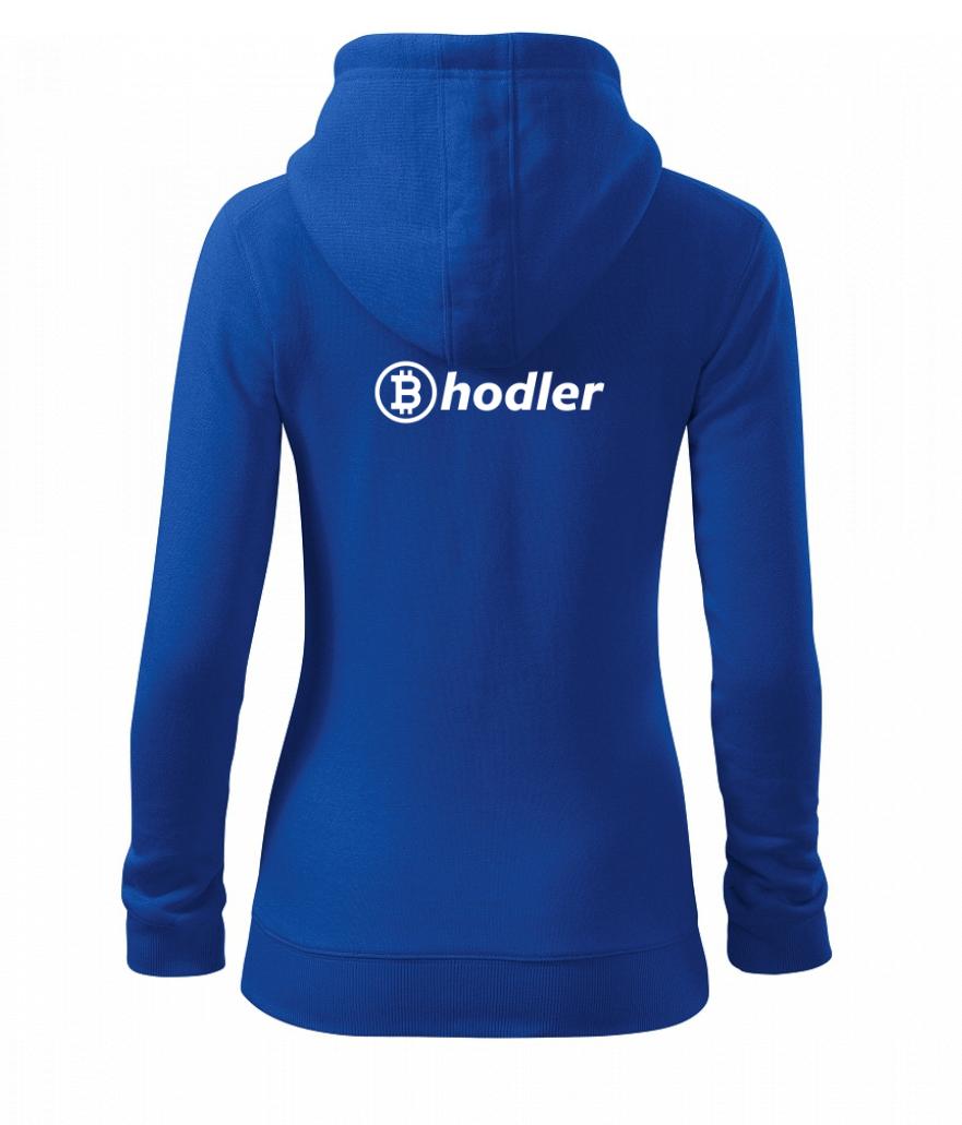 Hodler - Dámská mikina trendy zipper s kapucí