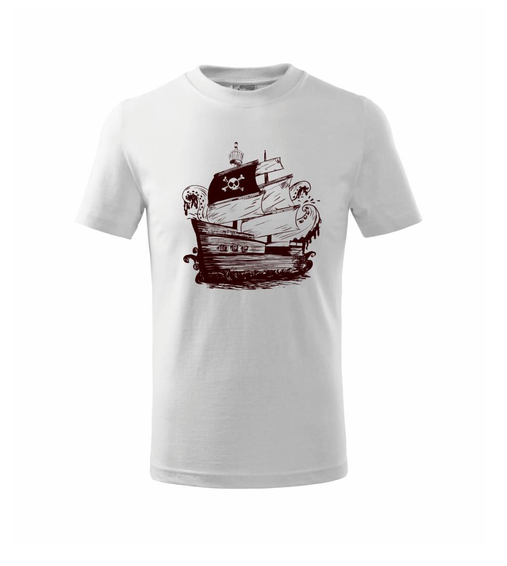 Pirátská loď malovaná