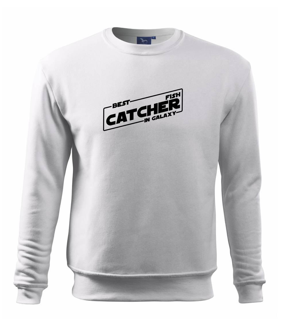 Rybaření - Best fish catcher in galaxy - Mikina Essential dětská
