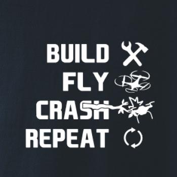 Dron Build fly crash repeat