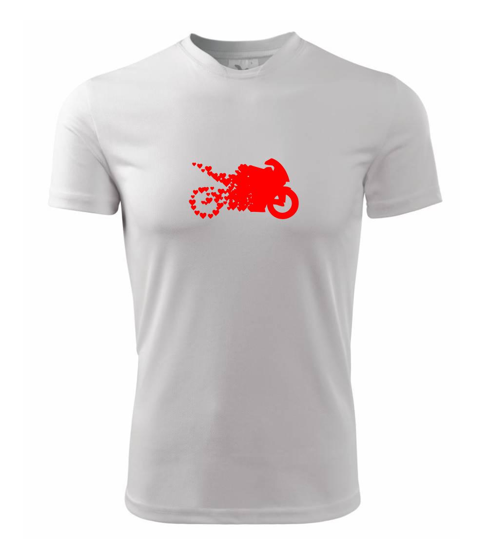 Moto love - Pánské triko Fantasy sportovní (dresovina)