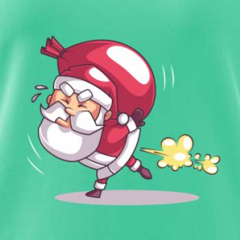 Santa nese težký náklad