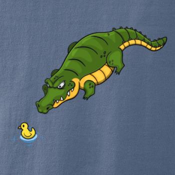Krokodýl zelený s kačenkou