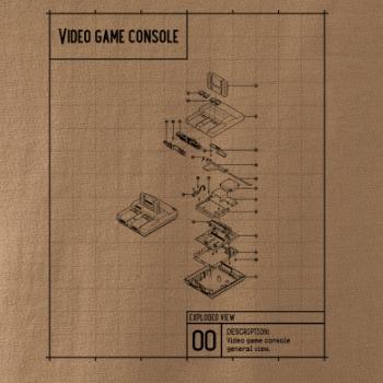 Nákres TV videohra na kazety