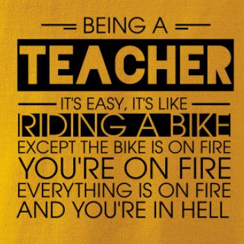 Being a teacher - bike