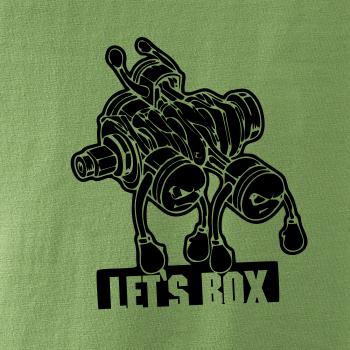 Lets Box nápis