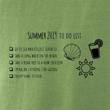 Summer 2019 to do list