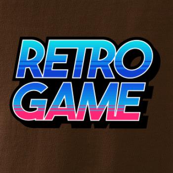 Retro game nápis barevný