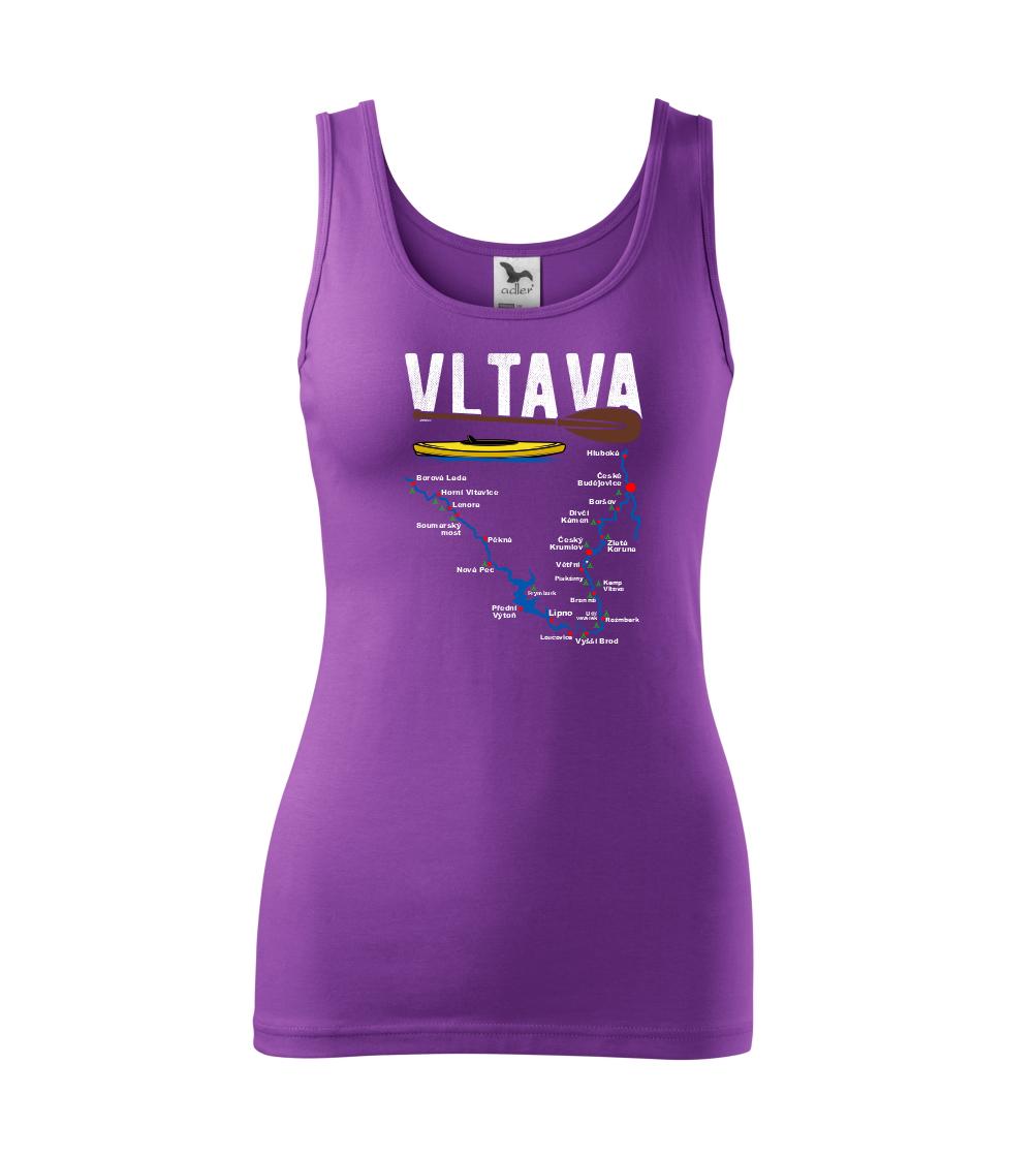 Mapa řeky Vltavy Mapa řeky Vltavy