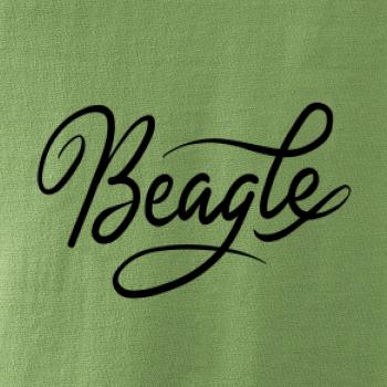Beagle - nápis okrasný