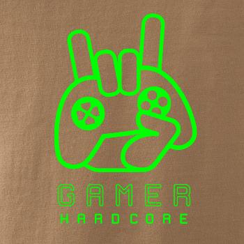 Hardcore gamer - ruka - zelená