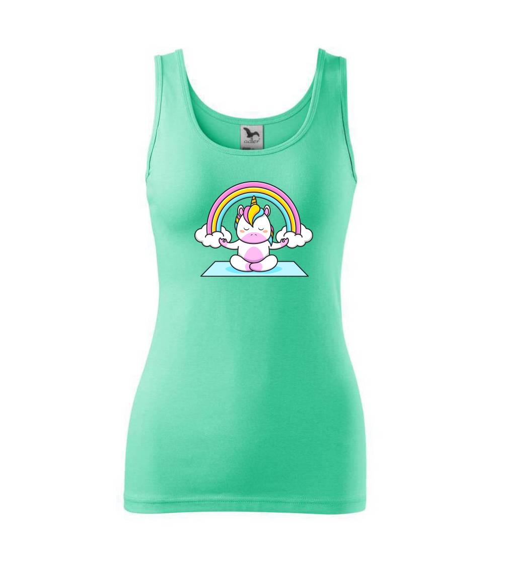 Yoga jednorožec - duha - Tílko triumph