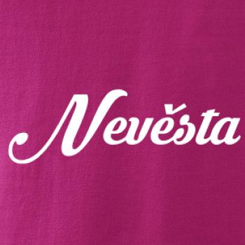 Nevěsta nápis