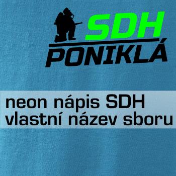 SDH hasič klečící - Váš název - FLUO