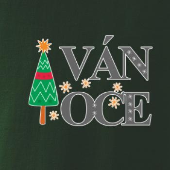 Napis Vánoce se stromkem