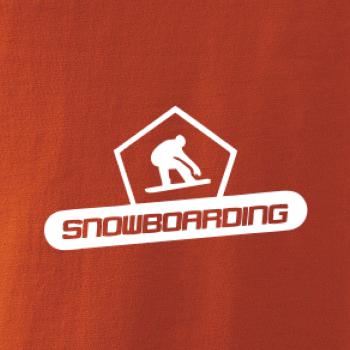 Snowboarding nápis logo
