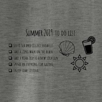 Summer 2019 to do list