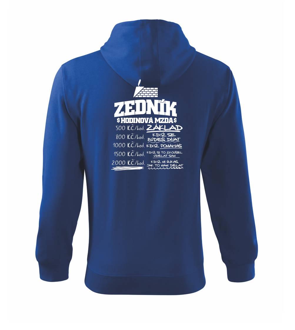 Hodinová mzda zedník Hodinová mzda zedník