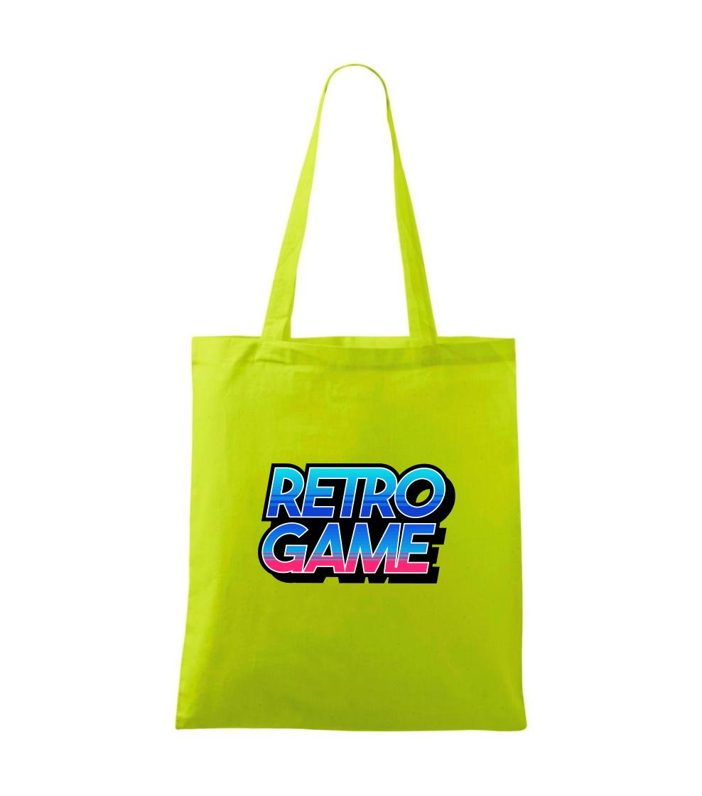 Retro game nápis barevný