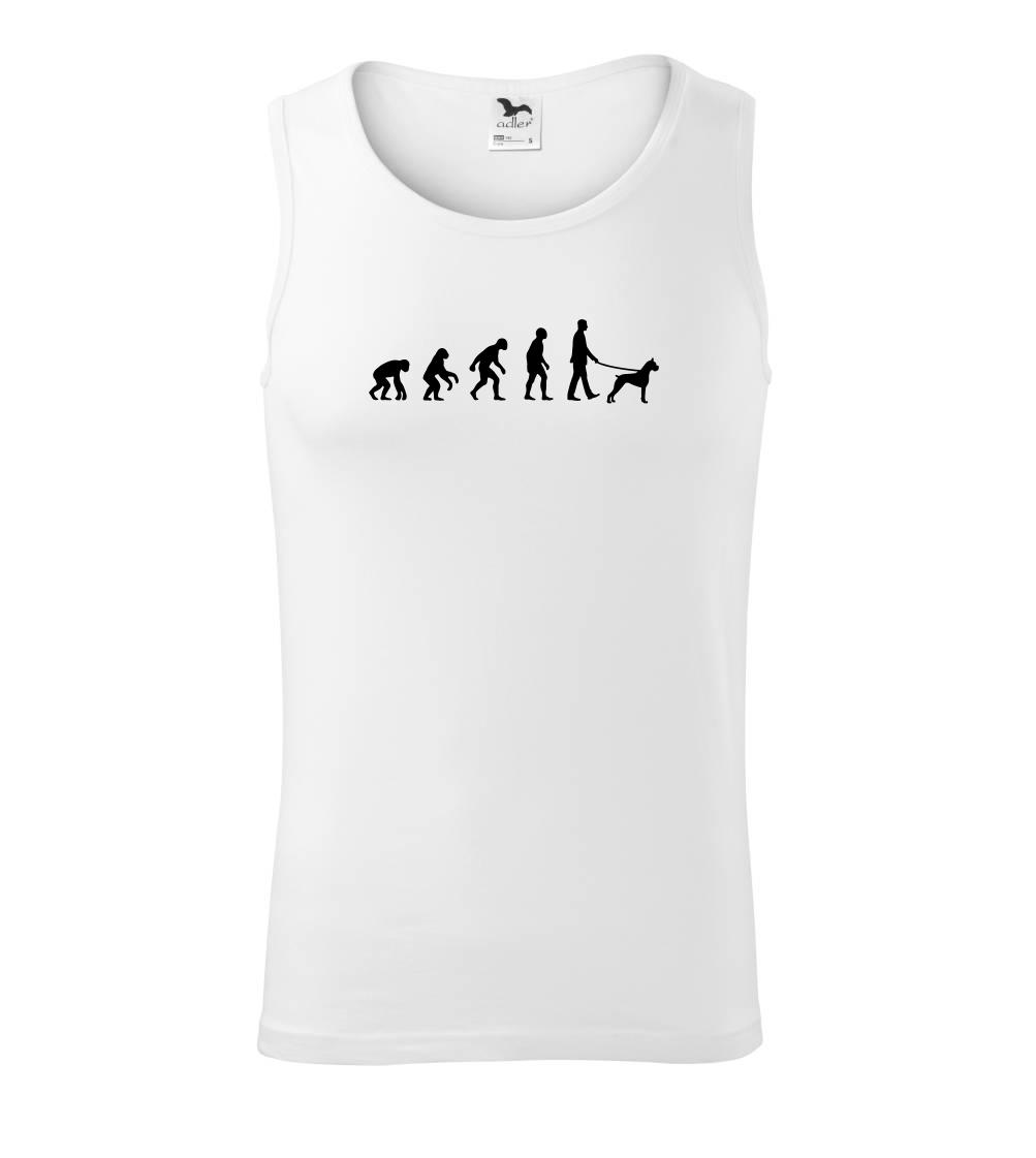 Evoluce pes boxer (muž-žena) - Tílko pánské Core