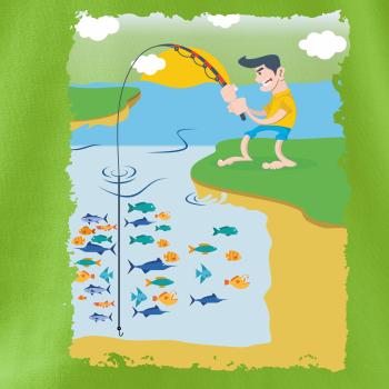 Rybář který má smůlu barevný