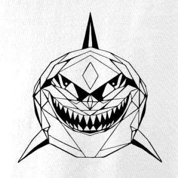 Geometrie - žralok tvář