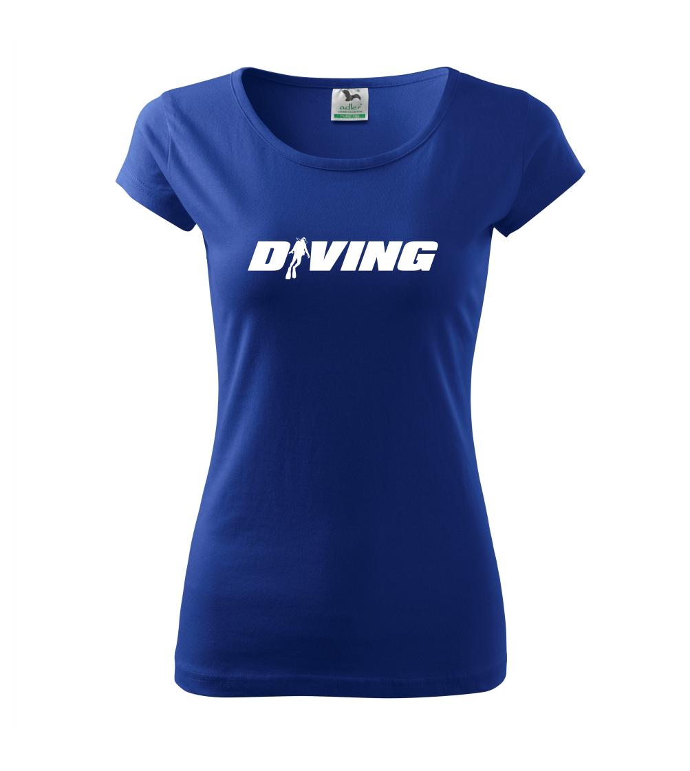 Diving nápis potápěč Diving nápis potápěč