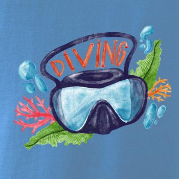 Diving obrázek kreslený