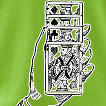 Poker ruka s kartama