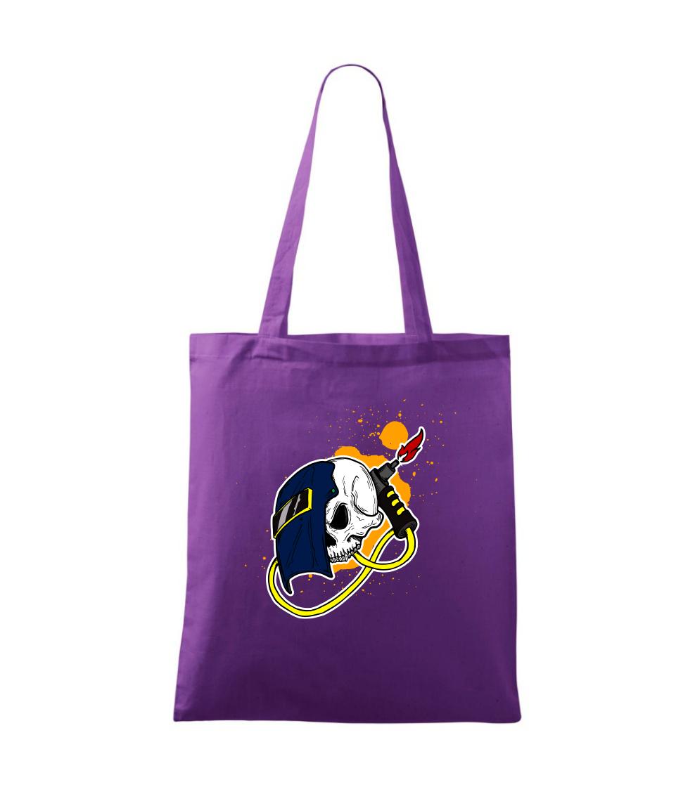 Svářeč - kreslená lebka