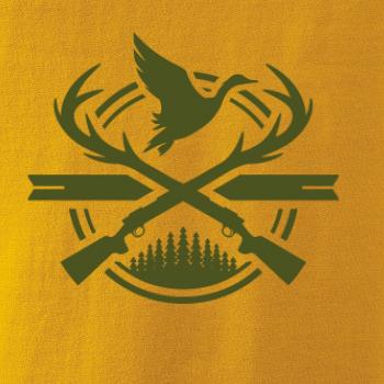 Lovec a kachny - zelený