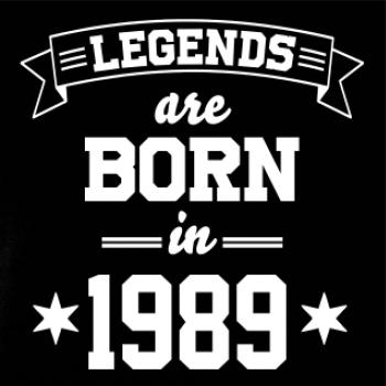 Legends are born in 1989