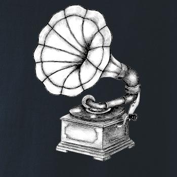 Gramofon kresba