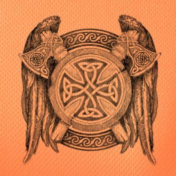 Keltský symbol a sekery