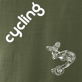 Cycling nápis šikmo