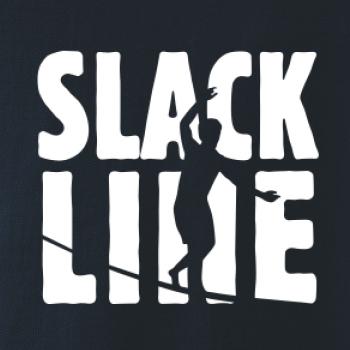 Slackline nápis