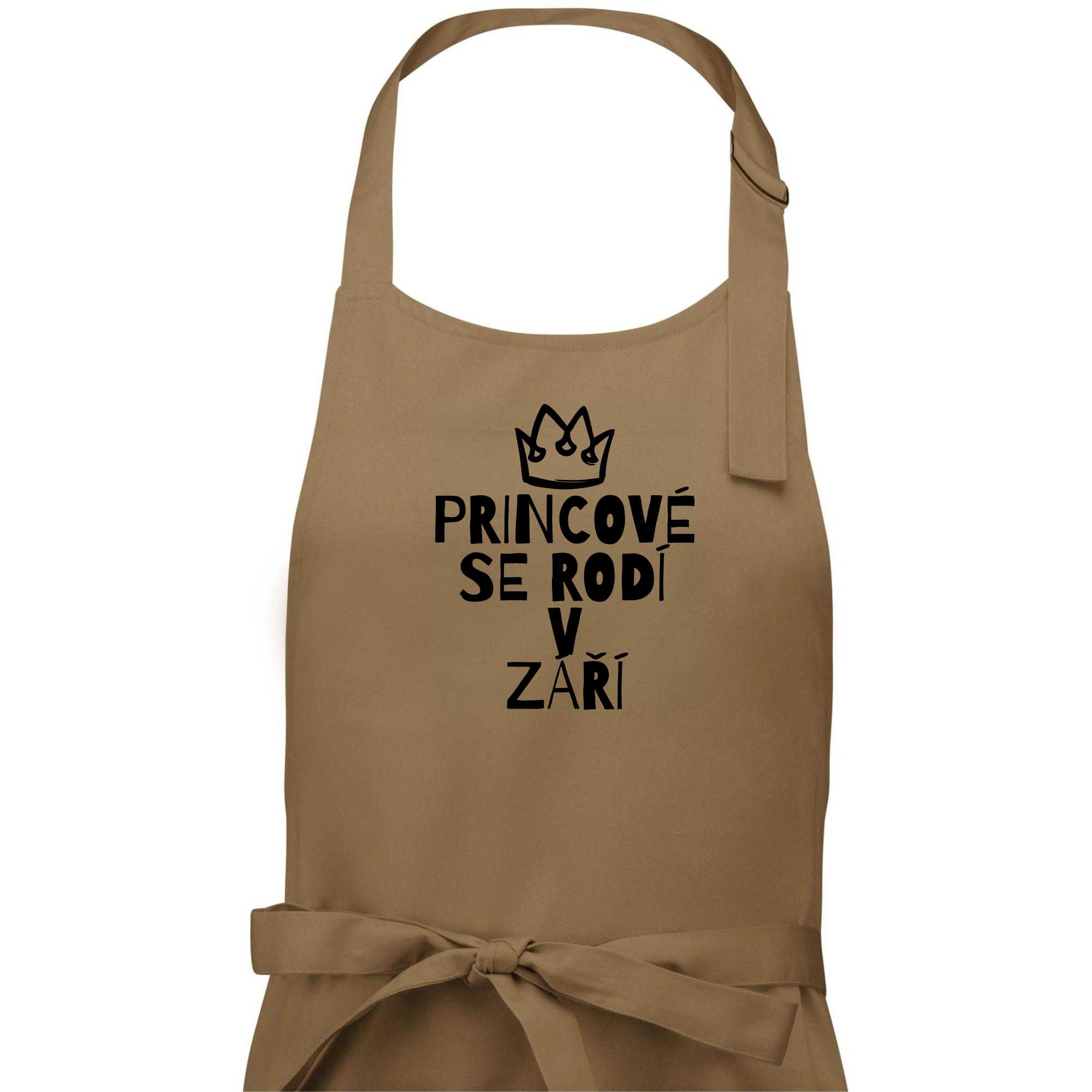 Princové se rodí v září - Zástěra klasická
