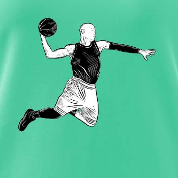Basketbalista ve výskoku